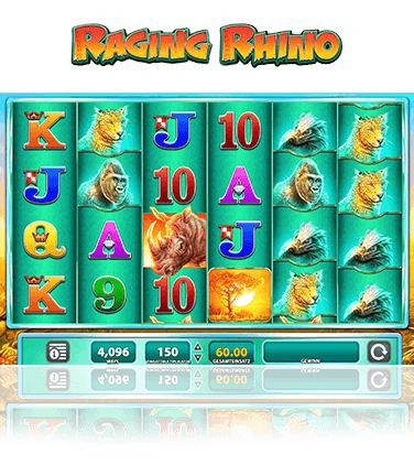 Raging Rhino Spiel